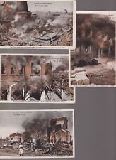 Old Postcard lot of 8 cards Japan Yokohama Earthquake and Fire for sale  Shipping to South Africa