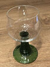 Styl Romer niemiecki zielony kieliszek do wina z łodygi ula od Böckling GmbH na sprzedaż  Wysyłka do Poland