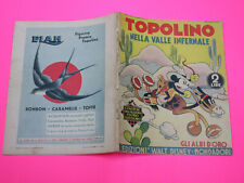 GLI ALBI D' ORO n. 6 TOPOLINO NELLA VALLE INFERNALE Disney 1937 originale ! usato  Carraia