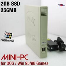 MICROORDENADOR PC PARA DOS WINDOWS 98 DVI VGA 2GB SSD RS-232 JUEGOS ANTIGUOS JUEGO ANTIGUO, usado segunda mano  Embacar hacia Argentina