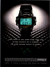 1993 Timex Indigo Atlantis 100 Relógio Vintage Impressão Anúncio - Efêmera Cor Página Inteira comprar usado  Enviando para Brazil