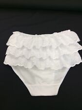 Cotton frilly knickers for sale  MACHYNLLETH