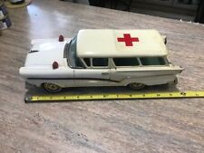 12" Bandai 1956 Ford Ambulance Station Wagon fricção de lata japonesa comprar usado  Enviando para Brazil