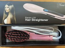 Usado, Escova alisadora de cabelo Scenic elétrica tela LED rosa  comprar usado  Enviando para Brazil