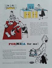 Usado, Anuncio original vintage de Formica de 1956 House & Gardens segunda mano  Embacar hacia Argentina