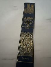Leather bookmark westminster for sale  LEEDS