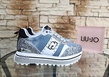 Używany, SNEAKERS DONNA LIU JO MAXI WONDER 71 DENIM SILVER BA4055TX393 COLLEZIONE 2024 na sprzedaż  Wysyłka do Poland