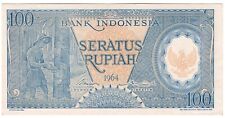 1964 INDONESIA 100 RUPIAH NOTE - p97 XF for sale  Shipping to South Africa