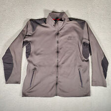 The North Face TKA Stealth Jacket XXL Mens Full Zip Fleece Lined Gray Pockets, used for sale  Shipping to South Africa