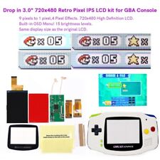 720x480 Retro Pixel V5 Drop In 3.0" IPS Backlight LCD Kit+Pre-cut Shell For GBA na sprzedaż  Wysyłka do Poland