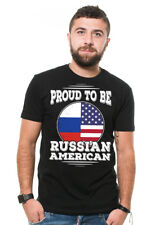 Usado, Rússia T-shirt Camiseta Americana Russa Rússia Camiseta Dia Nacional comprar usado  Enviando para Brazil