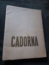 Cadorna 1933 prima usato  Roma