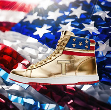 Donald Trumps Gold Sneaker MAGA 2024 Limited Shoes Sneakers High Quality custom, used for sale  Shipping to South Africa