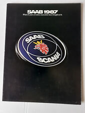 1987 saab brochure for sale  Shipping to Ireland