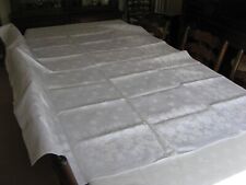 White linen damask for sale  NUNEATON