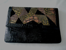 Kroko clutch leder gebraucht kaufen  Meersburg