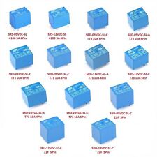 Usado, 3V / 5V / 9V / 12V / 24V CC varios mini relés de alimentación 4 pines 5 pines 6 pines 8 pines segunda mano  Embacar hacia Argentina