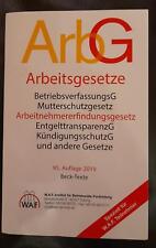 Arbeitsgesetze arbg auflage gebraucht kaufen  Amberg