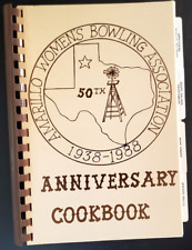 Receitas de livro de receitas de aniversário feminino Amarillo Bowling Association 1938–1988 comprar usado  Enviando para Brazil