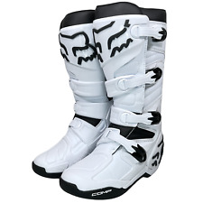 Botas masculinas Fox Racing Comp Moto Cross brancas tamanho EUA 9,5 comprar usado  Enviando para Brazil