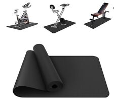 Used, Treadmill Mat Exercise Equipment Heavy-Duty Protective Floor 120cm x 60cm,Black for sale  Shipping to South Africa