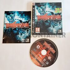 Vintage Game SONY PLAYSTATION 3 PS3 - Wolfenstein Completo segunda mano  Embacar hacia Argentina