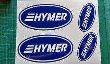 Hymer oval stickers for sale  BRIGHOUSE
