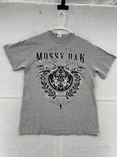Mossy Oak Shirt Adult Medium Gray Short Sleeve Classic Fit Tee Outdoors Men segunda mano  Embacar hacia Argentina