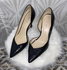 Nine West Black Leather Upper Heels SZ 10 for sale  Shipping to South Africa