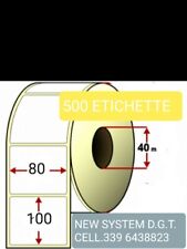 Rotoli etichette carta usato  Cutro