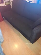Sofa bed black for sale  OXFORD