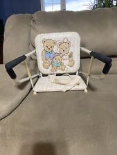 Vintage Graco Tot Loc Booster Seat Portable hook on high chair Teddy Bear T113 for sale  Shipping to South Africa