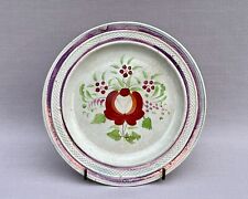 Plato de Crema Antiguo Antiguo King's Rose Esmalte de Perla - Flores Pintadas a Mano, usado segunda mano  Embacar hacia Argentina