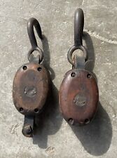 Vintage wooden pulley for sale  Saline