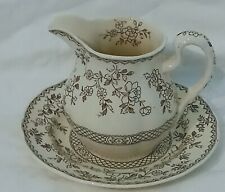 Copeland Spode AUDLEY ROYAL JASMINE  Milk Jug and Drip Plate for sale  BANBURY