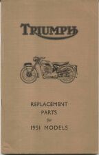 Triumph illustrated parts for sale  BATLEY