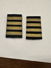 Captain pilot epaulets for sale  Fayetteville