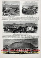 Impresiones y artículos antiguos mormones de Salt Lake City Utah, Bingham joven, grandes de la década de 1870 segunda mano  Embacar hacia Argentina