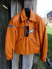 Alpinestars orange leather for sale  Shipping to Ireland