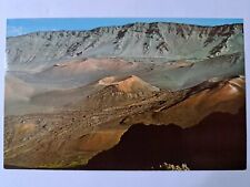 Conos de ceniza de paisaje volcánico del cráter Haleakala postal segunda mano  Embacar hacia Argentina