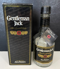 Gentleman Jack raro uísque Tennessee garrafa vazia 750ml, etiqueta, selo de pescoço, caixa, usado comprar usado  Enviando para Brazil