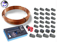 Używany, Brake pipe flaring set: Tool + 10m (3/16 4,75mm) Copper pipe + Connectors M10x1 na sprzedaż  PL