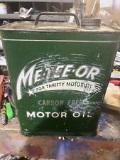 Me-tee-or  2 Gallon Oil Can Rare, used for sale  Shipping to South Africa