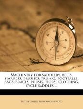 Machinery saddlery belts for sale  UK