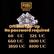 Recarga móvel PUBG UC 60 | 325 | 660 | 1800 | 3850 | 8100 entrega rápida comprar usado  Enviando para Brazil