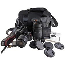 Câmera DSLR Canon EOS 1100D/Rebel T3 + EFS 18-55 + 75-300mm + 32GB, BOLSA, FILTROS comprar usado  Enviando para Brazil