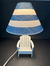 Abajur de mesa de madeira para cadeira de praia Adirondack 15" decoração náutica para casa *B* comprar usado  Enviando para Brazil