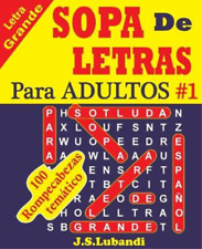 J S Lubandi SOPA De LETRAS Para ADULTOS (Libro de bolsillo) segunda mano  Embacar hacia Argentina