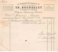 Invoice.am20373.paris.1881.th  d'occasion  Expédié en Belgium