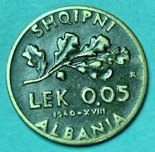 Moneta lek albania usato  Roma